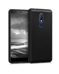 KWmobile TPU Silicone Case (45401.47) Black Matte (Nokia 5.1 2018)