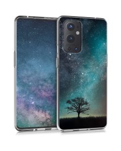 KWmobile Slim Fit Gel Case with UV Print (54512.01) Cosmic Nature (OnePlus 9 Pro)
