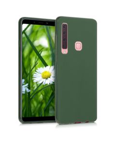 KWmobile TPU Silicone Case (46577.118) Dark Green Matte (Samsung Galaxy A9 2018)