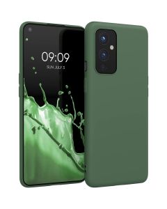 KWmobile TPU Silicone Case (54426.80) Dark Green (OnePlus 9)