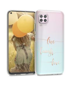 KWmobile Slim Fit Gel Case Live Laugh Love (52406.04) Θήκη Σιλικόνης (Huawei P40 Lite)