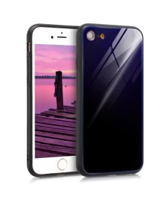 KWmobile Glass TPU Case (45344.98) Purple Black (iPhone 6 / 6S)