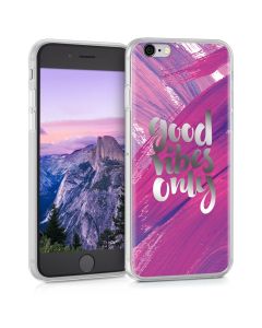 KWmobile Slim Fit Gel Case Good Vibes Only (38296.25) Θήκη Σιλικόνης (iPhone 6 / 6s)