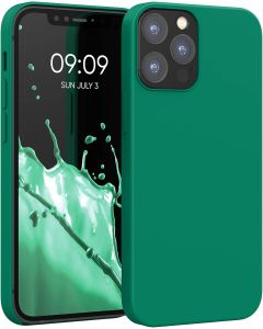 KWmobile Hard Rubber Case Θήκη Σιλικόνης (52641.142) Emerald Green (iPhone 12 / 12 Pro)