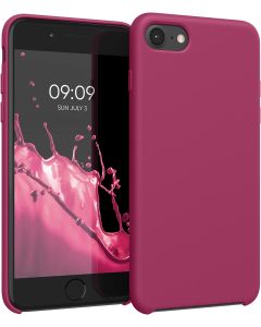 KWmobile Hard Rubber Case Θήκη Σιλικόνης (40225.175) Pomegranate Red (iPhone 7 / 8 / SE 2020 / 2022)
