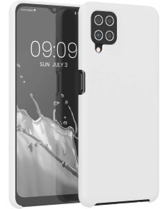 KWmobile Flexible Rubber Case Θήκη Σιλικόνης (54442.48) White Matte (Samsung Galaxy A12)