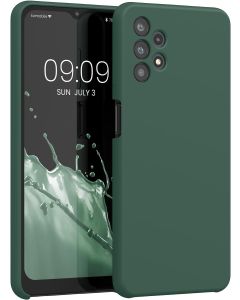 KWmobile Hard Rubber Case Θήκη Σιλικόνης (54336.166) Forest Green (Samsung Galaxy A32 5G)