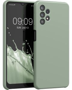 KWmobile Hard Rubber Case Θήκη Σιλικόνης (54336.172) Gray Green (Samsung Galaxy A32 5G)