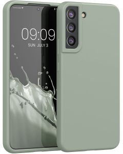 KWmobile Hard Rubber Case Θήκη Σιλικόνης (56761.172) Gray Green (Samsung Galaxy S22 Plus 5G)