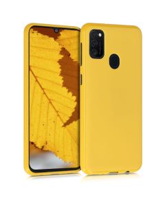 KWmobile TPU Silicone Case (52198.143) Honey Yellow (Samsung Galaxy M21 / M30s)