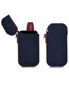 KWmobile Jeans Protective Cover Case (42591.01) Θήκη Αποθήκευσης και Μεταφοράς για το IQOS Pocket Charger - Grey / Brown