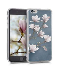 KWmobile Slim Fit Gel Case Magnolias (39429.32) Θήκη Σιλικόνης (iPhone 6 / 6s)