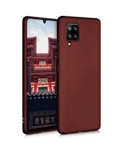 KWmobile TPU Silicone Case (53805.178) Metallic Ruby Red (Samsung Galaxy A42 5G)