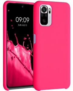 KWmobile Flexible Rubber Case Θήκη Σιλικόνης (54543.77) Neon Pink (Xiaomi Redmi Note 10 / 10S / Poco M5s)