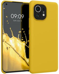 KWmobile Flexible Rubber Case Θήκη Σιλικόνης (54379.143) Honey Yellow (Xiaomi Mi 11)