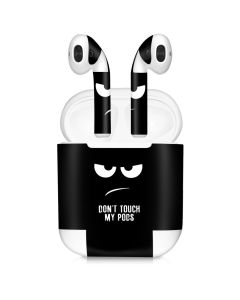 KWmobile Set of Stickers Αυτοκόλλητα για τα Apple AirPods (44530.04) Don't touch my Pod