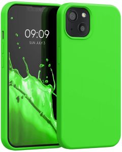 KWmobile Hard Rubber Case Θήκη Σιλικόνης (55878.159) Lime Green (iPhone 13)
