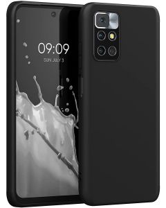 KWmobile TPU Silicone Case (56147.47) Black Matte (Xiaomi Redmi 10)