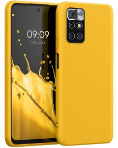 KWmobile TPU Silicone Case (56147.143) Honey Yellow (Xiaomi Redmi 10)