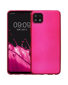 KWmobile TPU Silicone Case (55247.65) Metallic Pink (Samsung Galaxy A22 5G)