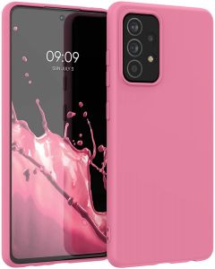 KWmobile TPU Silicone Case (54346.212) Bubblegum Pink (Samsung Galaxy A52 / A52s)