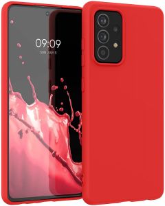 KWmobile TPU Silicone Case (54346.111) Neon Red (Samsung Galaxy A52 / A52s)