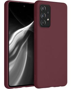KWmobile TPU Silicone Case (54346.190) Tawny Red (Samsung Galaxy A52 / A52s)