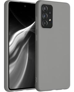 KWmobile TPU Silicone Case (54346.155) Titanium Grey (Samsung Galaxy A52 / A52s)