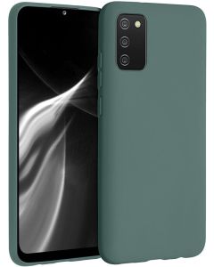KWmobile TPU Silicone Case (54045.171) Blue Green (Samsung Galaxy A02s)
