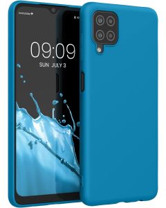 KWmobile TPU Silicone Case (54048.224) Caribbean Blue (Samsung Galaxy A12)