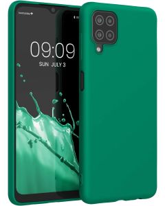 KWmobile TPU Silicone Case (54048.142) Emerald Green (Samsung Galaxy A12)