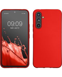 KWmobile TPU Silicone Case (60797.36) Metallic Dark Red (Samsung Galaxy A54 5G)