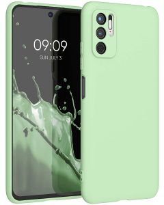 KWmobile TPU Silicone Case (54947.50) Mint Green Matte (Xiaomi Poco M3 Pro 5G / Redmi Note 10 5G)
