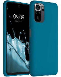 KWmobile TPU Silicone Case (54541.224) Caribbean Blue (Xiaomi Redmi Note 10 / 10S / Poco M5s)