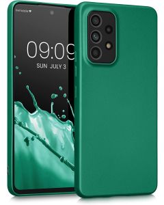 KWmobile TPU Silicone Case (57958.170) Metallic Dark Green (Samsung Galaxy A53 5G)