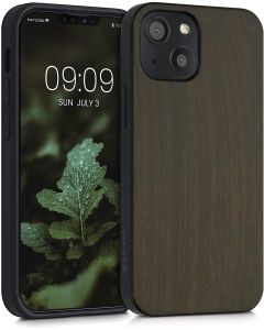 KWmobile Wooden Case (55937.80) Θήκη Ξύλινη Dark Green (iPhone 13 Mini)