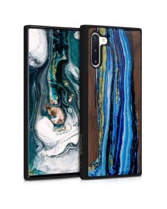 KWmobile Wooden Case Watercolor Waves (49956.01) Ξύλινη Θήκη (Samsung Galaxy Note 10)