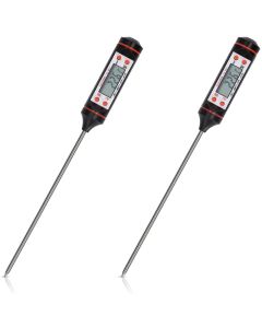 KWmobile Digital Cooking Thermometer Set of 2 (46932.02) Ψηφιακό Θερμόμετρο Μαγειρικής - Black