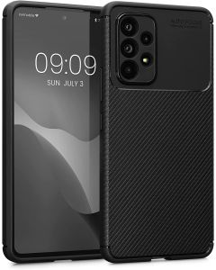 KWmobile Carbon Soft TPU Case (58241.05) Θήκη Σιλικόνης Black (Samsung Galaxy A53 5G)