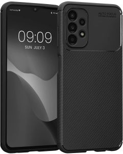 KWmobile Carbon Soft TPU Case (58243.02) Θήκη Σιλικόνης Black (Samsung Galaxy A13 4G)