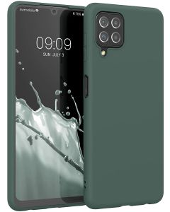 KWmobile TPU Silicone Case (55493.169) Moss Green (Samsung Galaxy A22 4G)