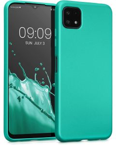 KWmobile TPU Silicone Case (55247.128) Metallic Turquoise (Samsung Galaxy A22 5G)