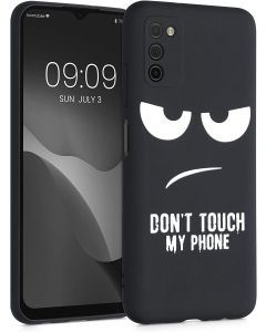 KWmobile TPU Silicone Case (56519.01) Don't Touch my Phone (Samsung Galaxy A03s)