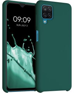 KWmobile Flexible Rubber Case Θήκη Σιλικόνης (54442.184) Turquoise Green (Samsung Galaxy A12)