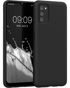 KWmobile Flexible Rubber Case Θήκη Σιλικόνης (57566.01) Black (Samsung Galaxy A03s)