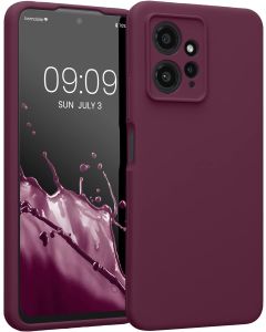 KWmobile Hard Rubber Case Θήκη Σιλικόνης (61180.187) Bordeaux Violet (Xiaomi Redmi Note 12 4G)