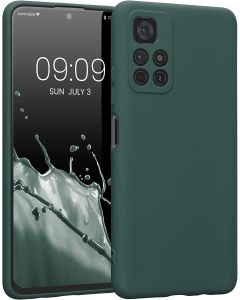 KWmobile Flexible Rubber Case Θήκη Σιλικόνης (57925.169) Moss Green (Xiaomi Poco M4 Pro 5G / Redmi Note 11T 5G / 11S 5G)