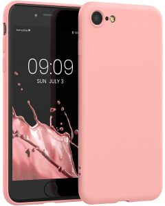 KWmobile Flexible Rubber Case Θήκη Σιλικόνης (49979.123) Light Pink Matte (iPhone 7 / 8 / SE 2020 / 2022)