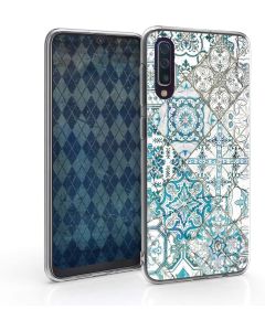 KWmobile Slim Fit Gel Case Moroccan Vibes (48061.17) Θήκη Σιλικόνης Μπλε / Γκρι / Λευκό (Samsung Galaxy A50 / A30s)