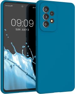 KWmobile Hard Rubber Case Θήκη Σιλικόνης (57835.224) Caribbean Blue (Samsung Galaxy A53 5G)